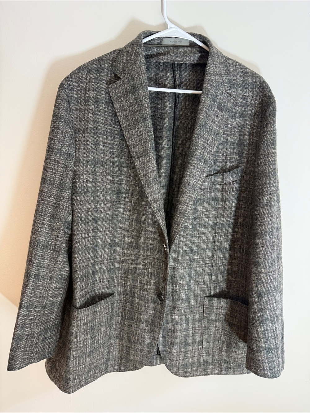 Corneliani Gray Plaid Sport Coat